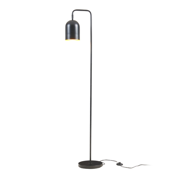 Stojací lampa Barnard kov 159 cm černá [lux.pro]
