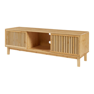 Televizní skříň Ypäjä 150x42x50 cm bambus přírodní [en.casa]