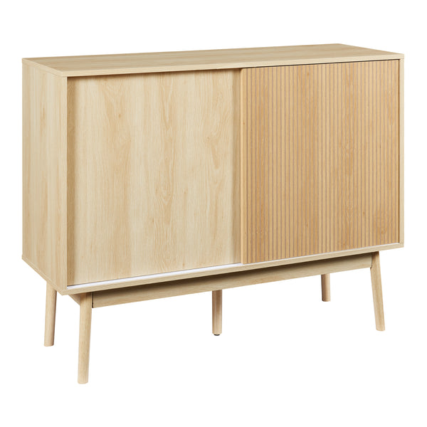 Sideboard Landskrona 115x40x90 cm dubový vzhled [en.casa]
