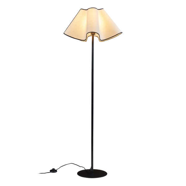 Stojací lampa Ashton 153cm Černá/Bílá [lux.pro]