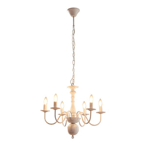 Lustr Berkeley kovový vintage-bílý [lux.pro]