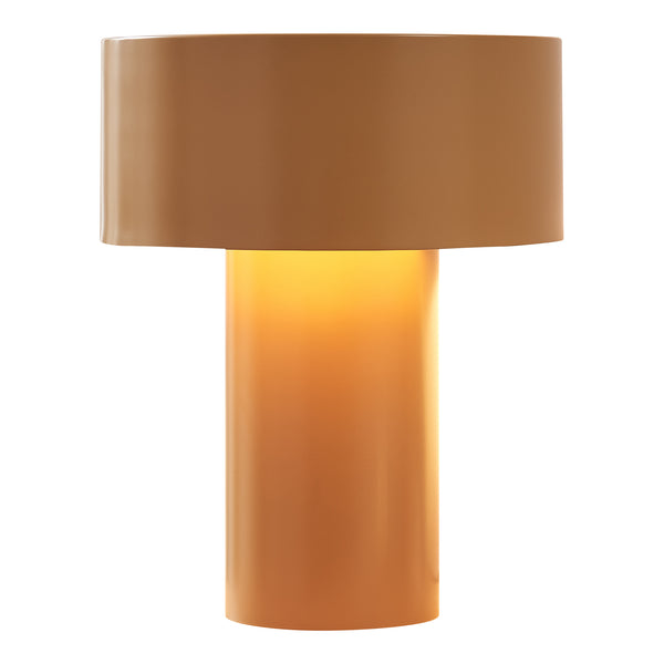 Stolní lampa Kömn kov 37x30x30 cm hnědá [lux.pro]