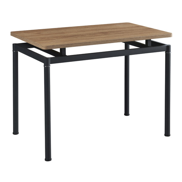 Jídelní sestava Hemnes 5dílná Dubový vzhled/Tmavě šedá [en.casa]