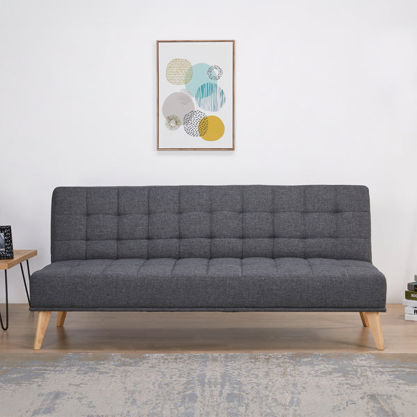 Rozkládací pohovka Pukkila 180x86x81 cm textil [en.casa]