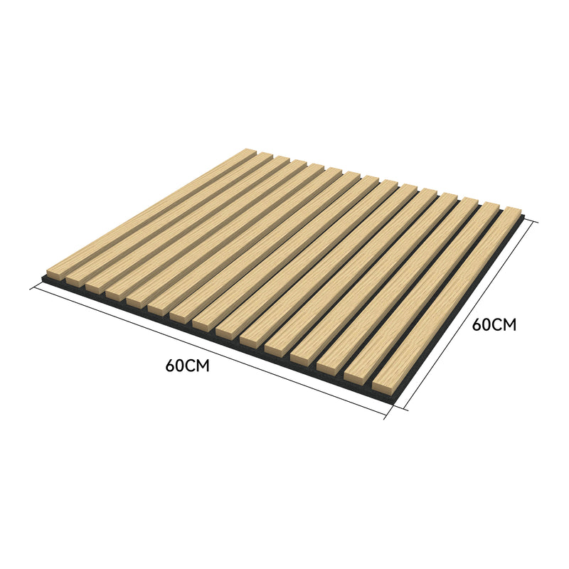 Maßskizze Akustická stěnová deska Vang 60x60 cm [NEU.HOLZ]