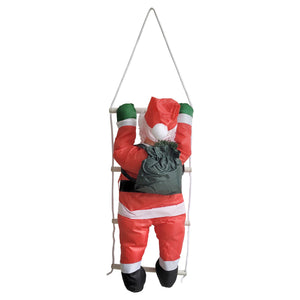 [en.casa]® Santa Claus na žebříku RS33028