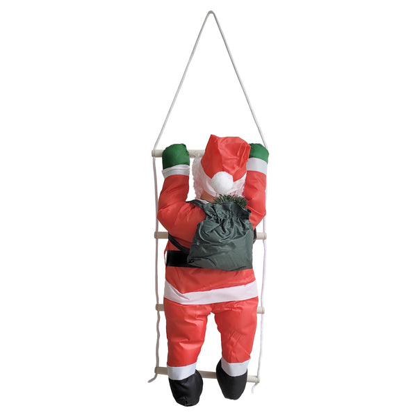 [en.casa]® Santa Claus na žebříku RS33028
