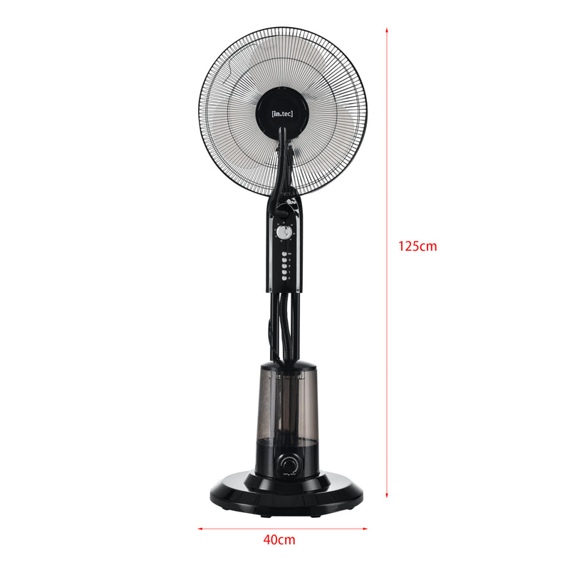 Měřítkový nákres [in.tec] Stojanový ventilátor ABWV-3971 se zvlhčovačem vzduchu