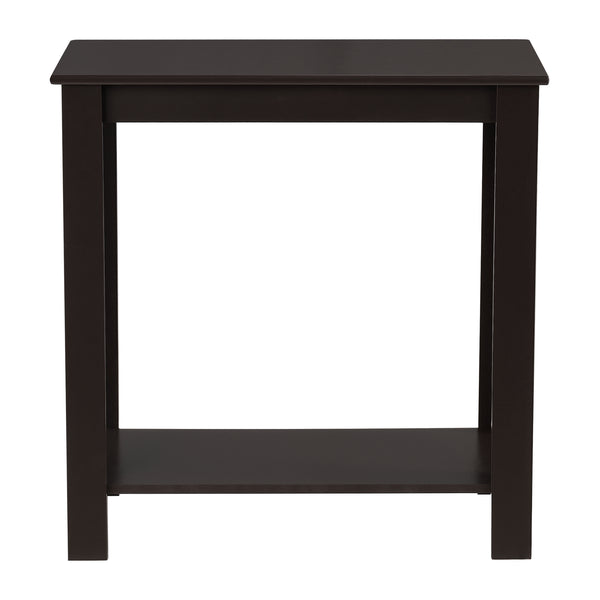 Odkládací stolek Chur 60 x 30 x 61,3 cm hnědý en.casa