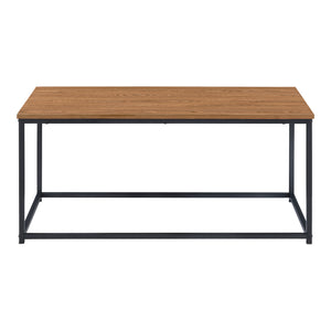 Konferenční stolek Esbjerg 100x55x45cm tmavý dřevěný odstín en.casa
