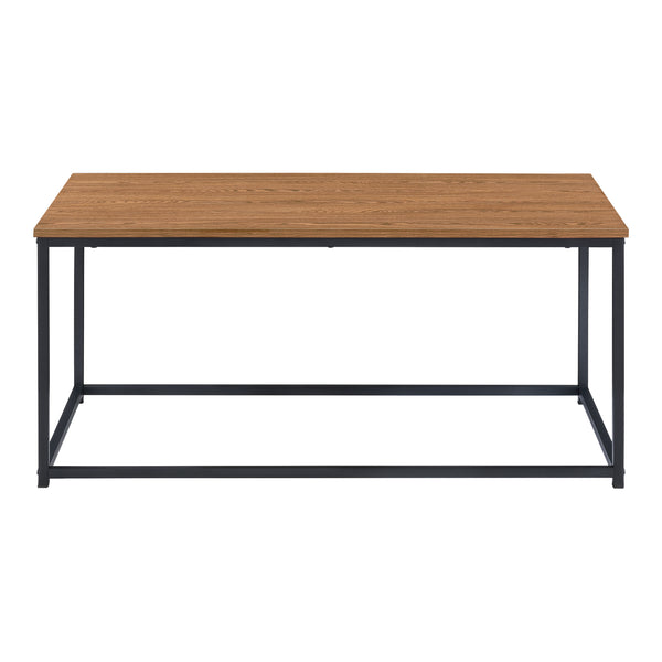 Konferenční stolek Esbjerg 100x55x45cm tmavý dřevěný odstín en.casa