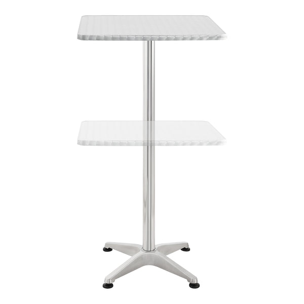 Barový a bistro stůl Järpen Výškově nastavitelný Čtvercový [en.casa]