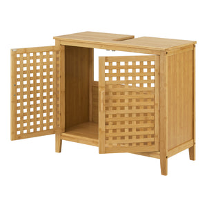 Skříňka pod umyvadlo Ingmarsö Bambus 60x67x30cm [en.casa]