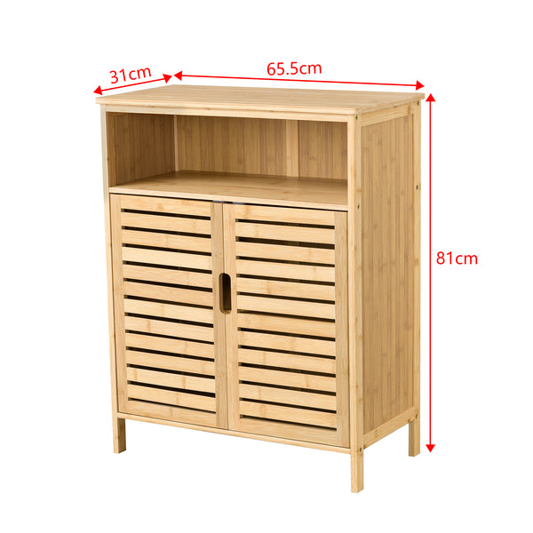 Bambus koupelnová skříňka Eslöv 81x65,5x31 cm [en.casa]