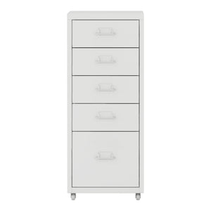 Mobilní kontejner Kökar s 5 zásuvkami 69x28x41 cm [en.casa]