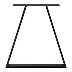 Stolní rám Lyngby sada 2 ks ocel 72x55cm černá [en.casa]