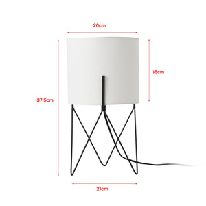 Stolní lampa Slough bílá [lux.pro]