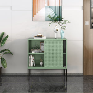 Sideboard Eidsvoll 80x45x85cm Zelená [en.casa]