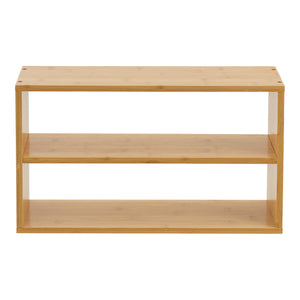 Nástěnná police Gol 50x15x30 cm bambus [en.casa]