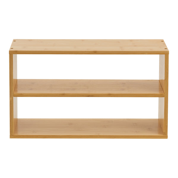 Nástěnná police Gol 50x15x30 cm bambus [en.casa]
