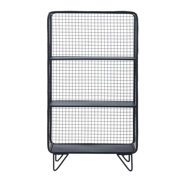 Stojací police Volda kov 90x50x19 cm [en.casa]