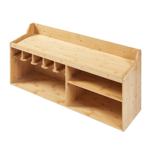 Organizér na nářadí Gjemnes 86x25x45 cm bambus [en.casa]