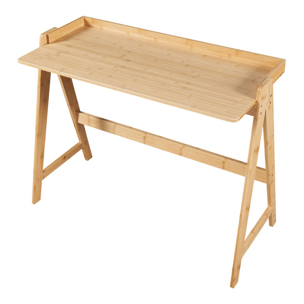 Psací stůl Härryda bambus 107x47x81 cm přírodní [en.casa]