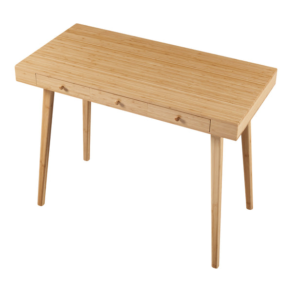 Psací stůl Hässleholm Bambus 100x50x75cm Přírodní [en.casa]
