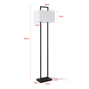 Stojací lampa Sigdal Černá / Bílá [lux.pro]