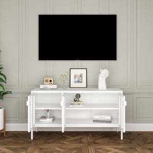 Televizní skříň Castelli 114 x 40 x 60 cm ocel [en.casa]