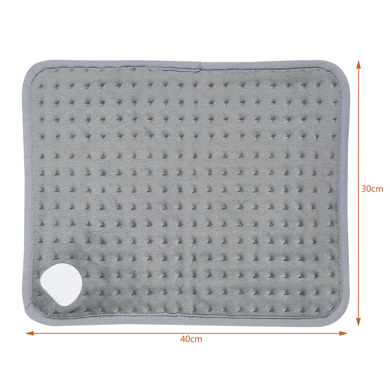 Maßskizze Elektrická vyhřívací podložka Bella 80W 40x30cm Šedá [en.casa]