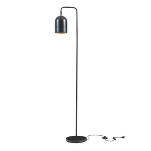 Stojací lampa Barnard kov 159 cm černá [lux.pro]