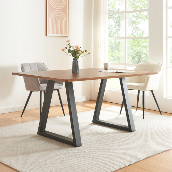 Stolní rám sada 2 ks Lyngby 72x55/70cm černý [en.casa]