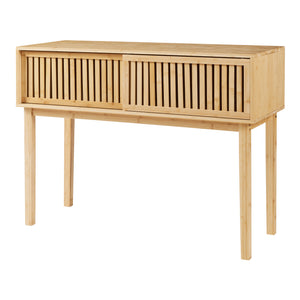 Konzolový stolek Ypäjä 110x39x81 cm Bambus [en.casa]