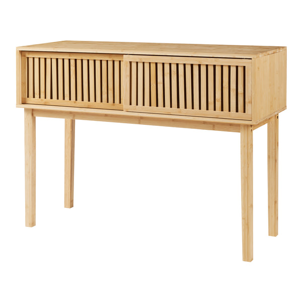 Konzolový stolek Ypäjä 110x39x81 cm Bambus [en.casa]