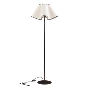 Stojací lampa Ashton 153cm Černá/Bílá [lux.pro]