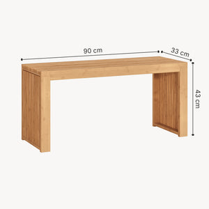 Botník Korjad 90x33x43 cm bambus [en.casa]