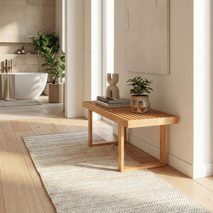 Lavice Aarela 91x41x38 cm bambus [en.casa]