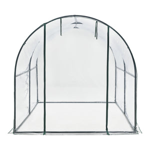 Skleníkový tunel Grünwald 200x300x190cm PVC transparentní [en.casa]