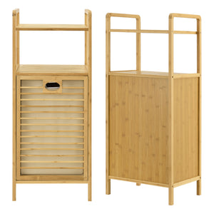 Bambus prádelní regál Rendalen 40x30x95 cm [en.casa]