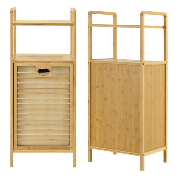 Bambus prádelní regál Rendalen 40x30x95 cm [en.casa]