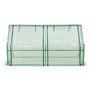 Mini skleník Nissewaard 180x90x90cm zelená síť [en.casa]
