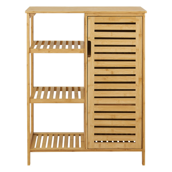 Koupelnová skříňka Vetlanda Bambus 87x66x33 cm [en.casa]