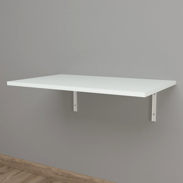 Nástěnný sklápěcí stůl Klepp 72x45cm bílý [en.casa]
