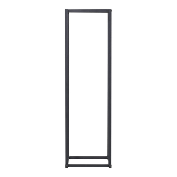 Regál na palivové dřevo Tibro ocel 35x35x120 cm černý [en.casa]