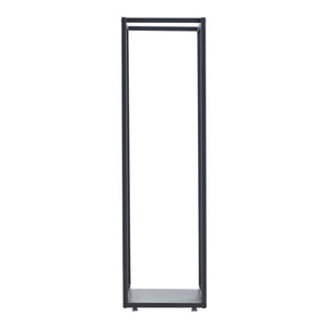 Regál na palivové dřevo Tornved ocel 35x35x120 cm černý [en.casa]