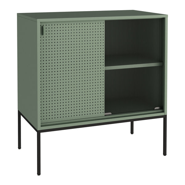 Sideboard Eidsvoll 80x45x85cm Zelená [en.casa]