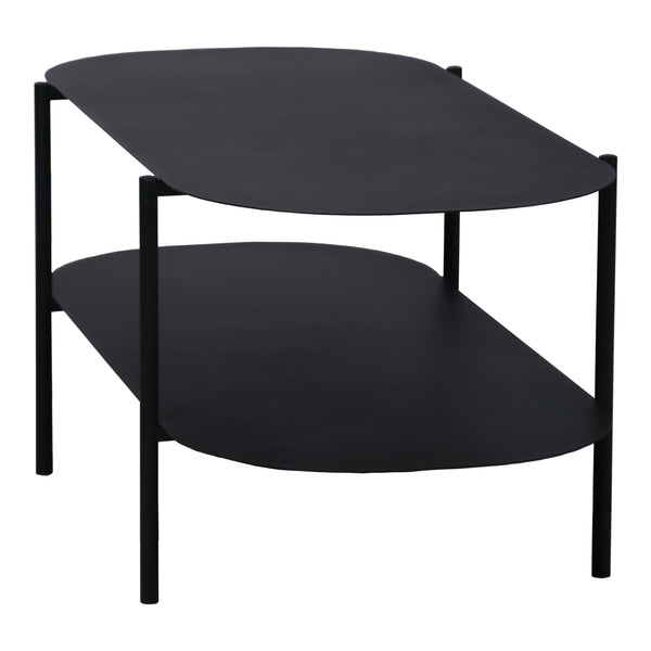 Konferenční stolek Enebakk 112x62x40,5 cm Černý, matný [en.casa]