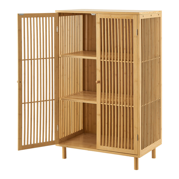 Přístavný skříň Grong Bambus [en.casa]