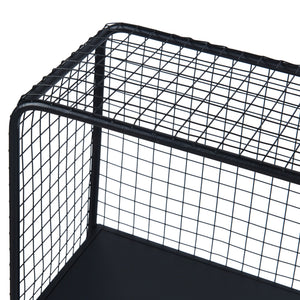Stojací police Volda kov 90x50x19 cm [en.casa]